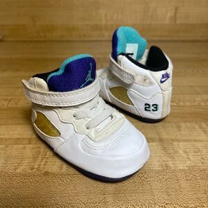 Nike Air Jordan 5 Retro Grape Toddler Size 3C Kids Shoes 407335-102